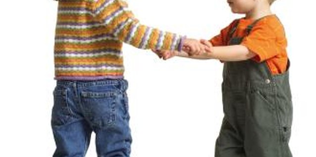 Photodisc/Photodisc/Getty Images Toddlers love to socialize.