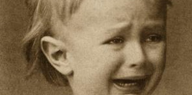 Brand X Pictures/Brand X Pictures/Getty Images Some children use crying as a form of manipulation.