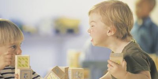 Comstock/Comstock/Getty Images Frustration sometimes leads to toddler misbehavior.
