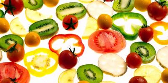 Jupiterimages/Photos.com/Getty Images Keep sliced fruits and vegetables in the refrigerator for easy, healthy snacking.