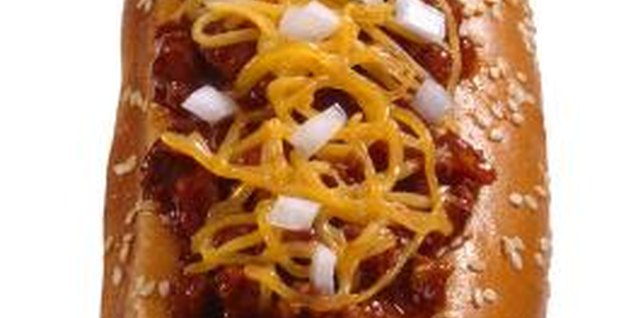 Brand X Pictures/Brand X Pictures/Getty Images Serve hot dogs with a variety of toppings.