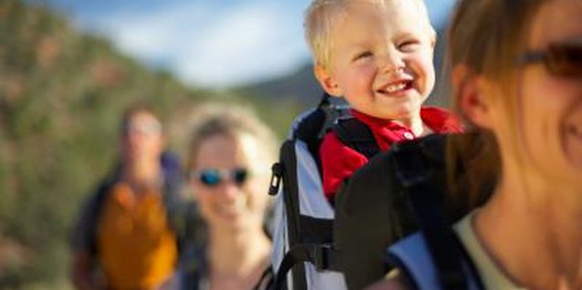 Jupiterimages/Photos.com/Getty Images Take your tot for a trek in one of Eugene's green spaces.
