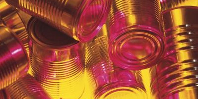 Comstock Images/Comstock/Getty Images Soup cans are a staple of kids crafts.