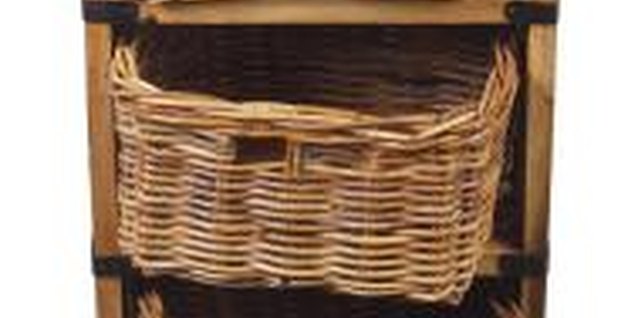 Hemera Technologies/PhotoObjects.net/Getty Images Use baskets for storage rather than large pieces of furniture.