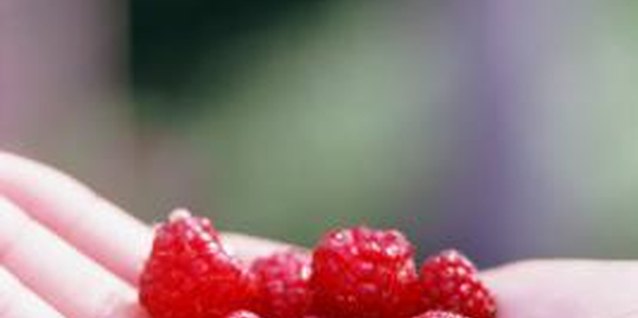 Thinkstock/Comstock/Getty Images Fresh raspberries make a handy, healthy snack.