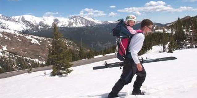 Kevin Moloney/Getty Images News/Getty Images Imagine hiking Estes Park with a toddler on your back.