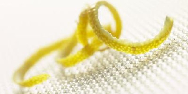 Hemera Technologies/AbleStock.com/Getty Images Long shreds of lemon zest are visually appealing, as well as flavorful.