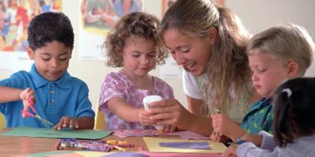 Brand X Pictures/Brand X Pictures/Getty Images Touch and feel crafts make 3-D art possible.