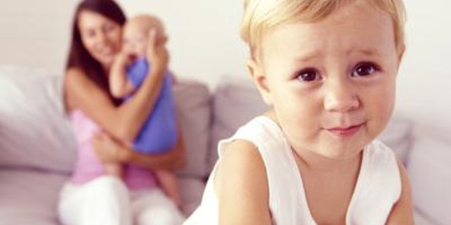 Pixland/Pixland/Getty Images New siblings often trigger feelings of jealousy in older children.
