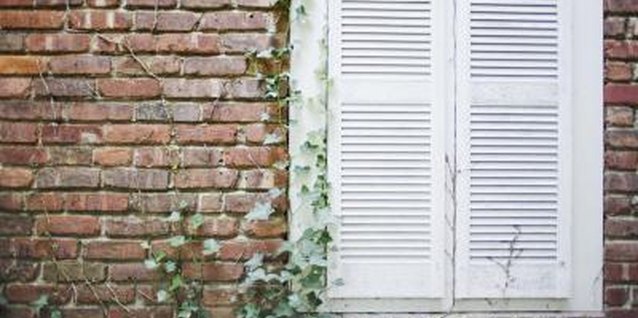 Jupiterimages/Creatas/Getty Images If not controlled, ivy can start growing up your walls.