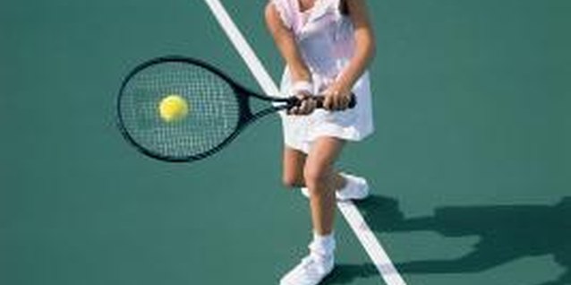 Comstock/Comstock/Getty Images Tennis can be modified for little players.