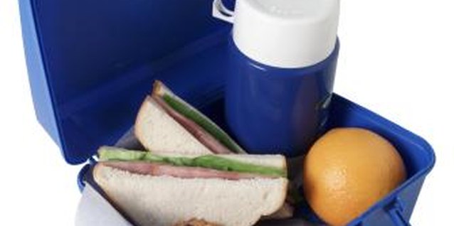 Brand X Pictures/Brand X Pictures/Getty Images Insulated lunchboxes make it easy to send hot or cold dishes with your child.