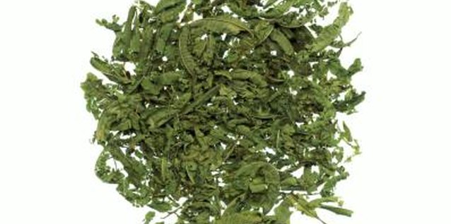 Siri Stafford/Lifesize/Getty Images Crushed, dried lemon verbena leaves hold their scent in potpourri.