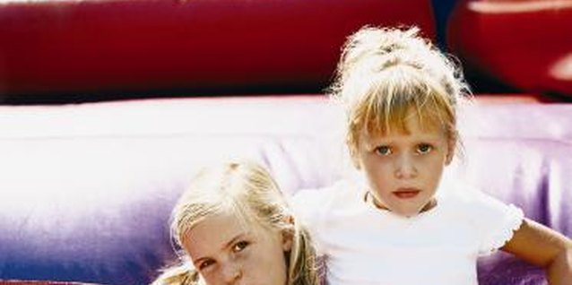Digital Vision./Digital Vision/Getty Images Always supervise children while they bounce.