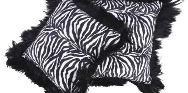 Hemera Technologies/PhotoObjects.net/Getty Images Zebra-patterned accessories add interest to your home.