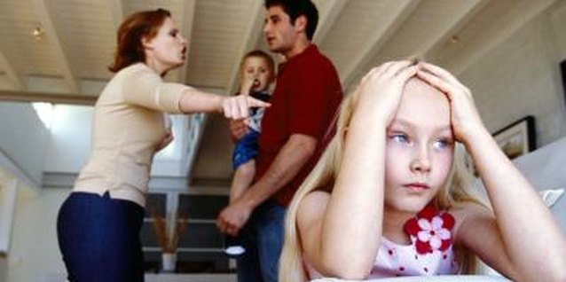 Goodshoot/Goodshoot/Getty Images An antagonistic relationship with your ex-husband can damage your kids.