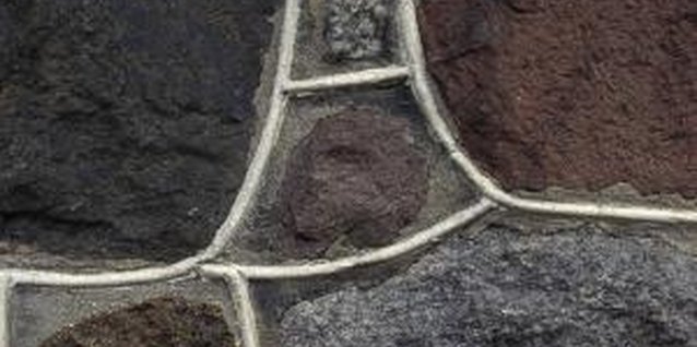 Liquidlibrary/liquidlibrary/Getty Images Large stones embedded in the mold create a one-of-a-kind path.
