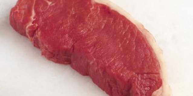 Polka Dot Images/Polka Dot/Getty Images Strip steaks are just cross sections of the striploin.