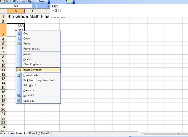 print flashcards from excel