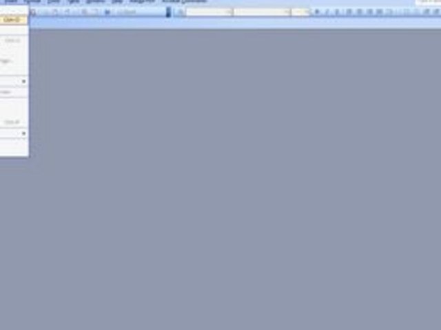 Open or create a new document.