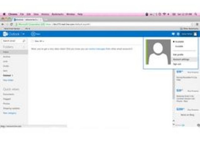windows live mail delete account