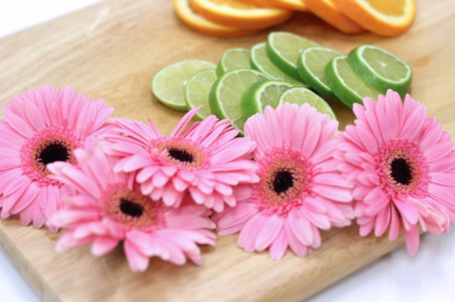 Cut flowers and fruit