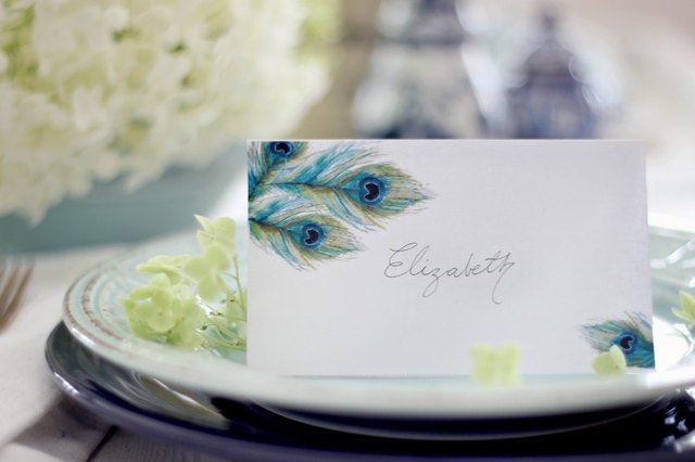 These cards are lovely for any table.
