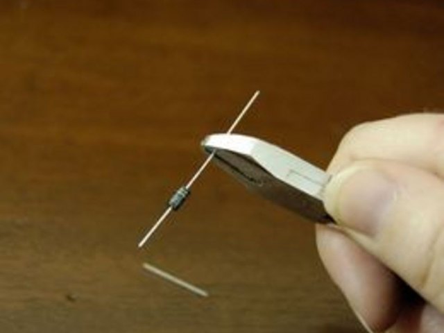 Trim the leads