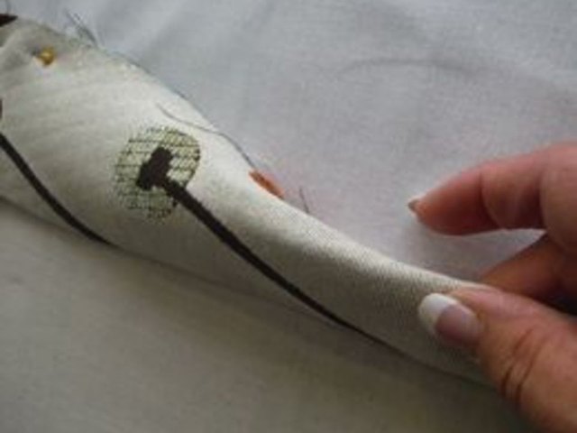 Fold under the hems and press.