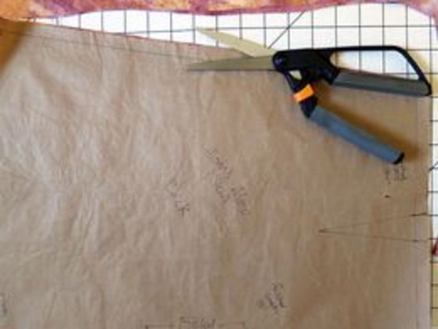 Cut pattern from fabric