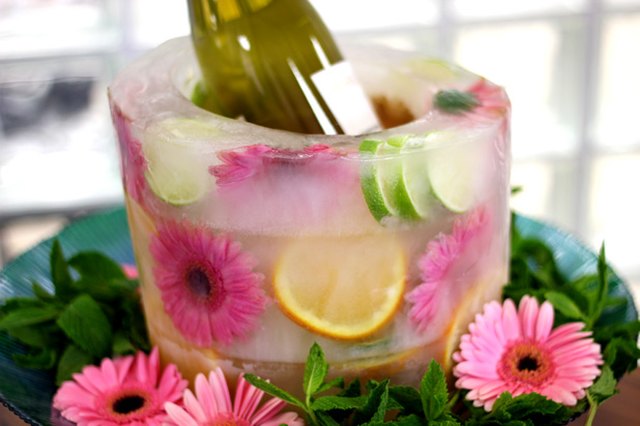 Ice Bucket made of ice