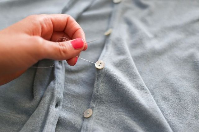 How to sew a button