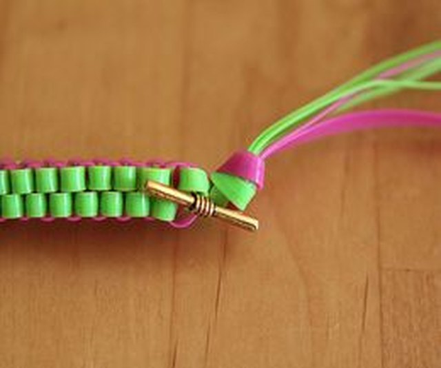Finish off your bracelet with a knot.