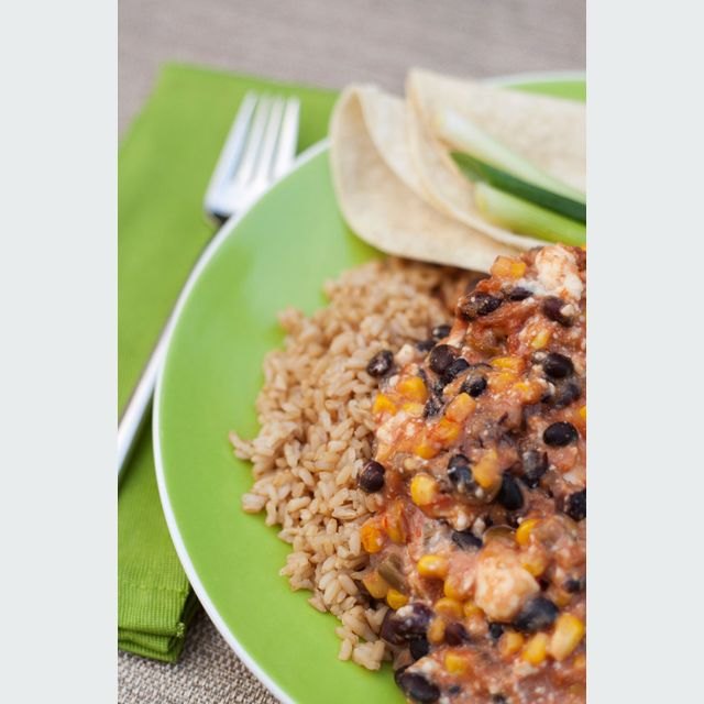 Crockpot chicken: A working parent's best friend.