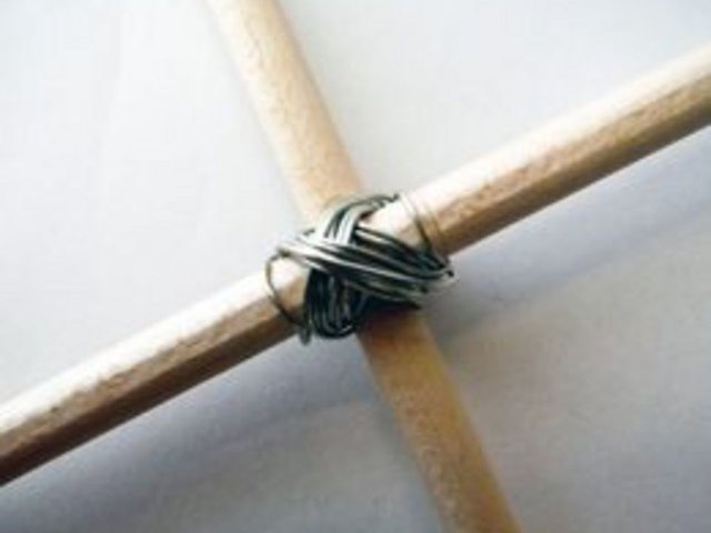 Wire dowels together