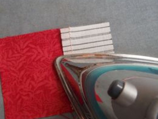 Press the seam.
