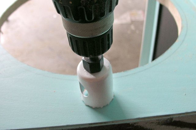 Be patient with a hole saw – it may cut slowly.