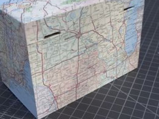 Cut space for hinges.