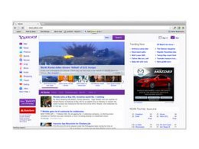 The Yahoo! home page