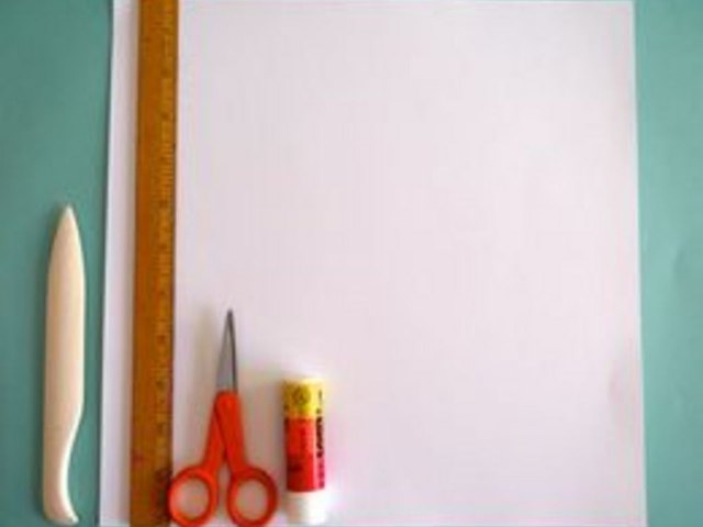 Making an envelope only requires a handful of supplies.