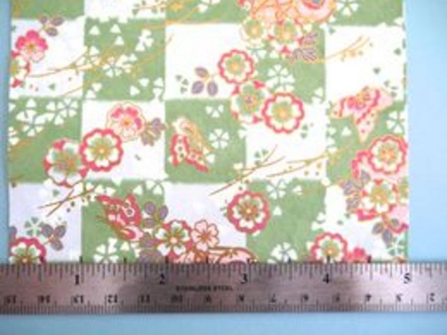 Mark every 1/2" along papers width.