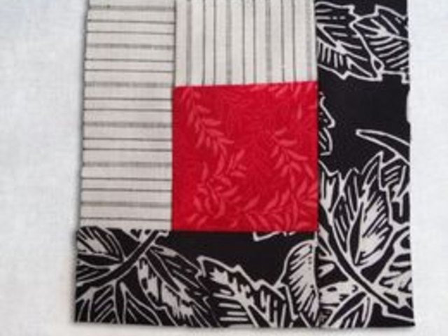 The square is now 4 1/2 inches x 4 1/2 inches.