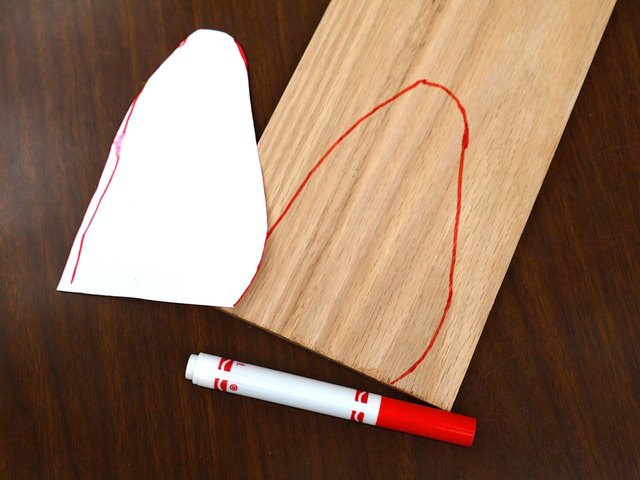Trace onto Wood