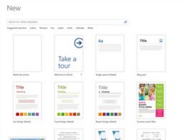 Open or create a new document.