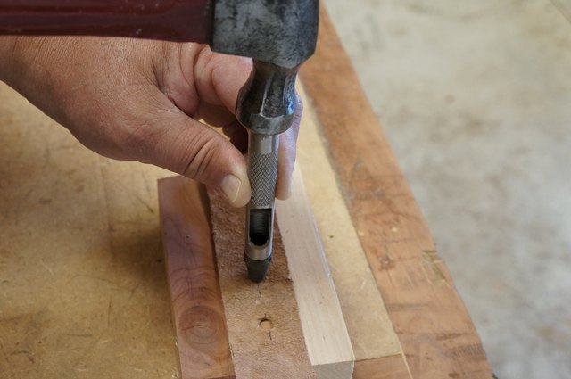 Strike sharply for a clean cut.
