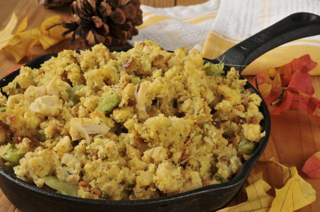 The stuffing bread may be safe, but other ingredients are not.