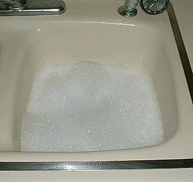 Use your kitchen or bathroom sink.