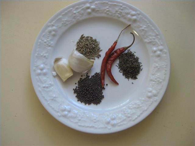 Tadka ingredients