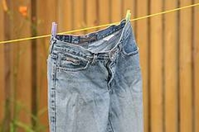 Give jeans a good fading