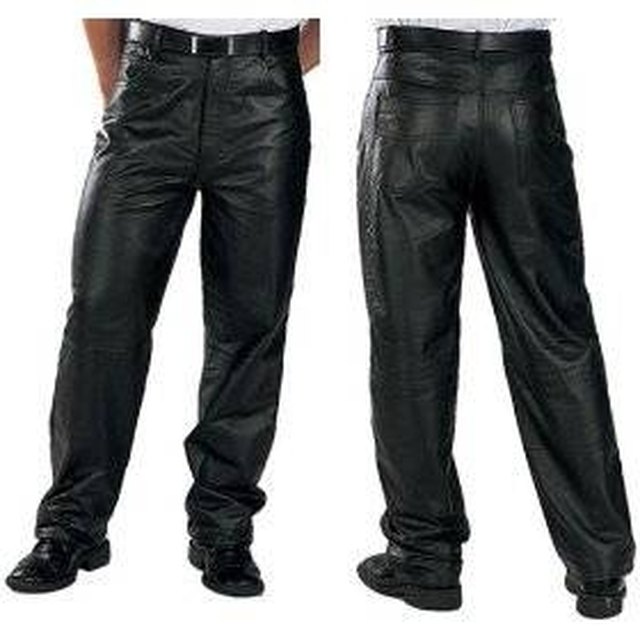 Shrink Leather Pants